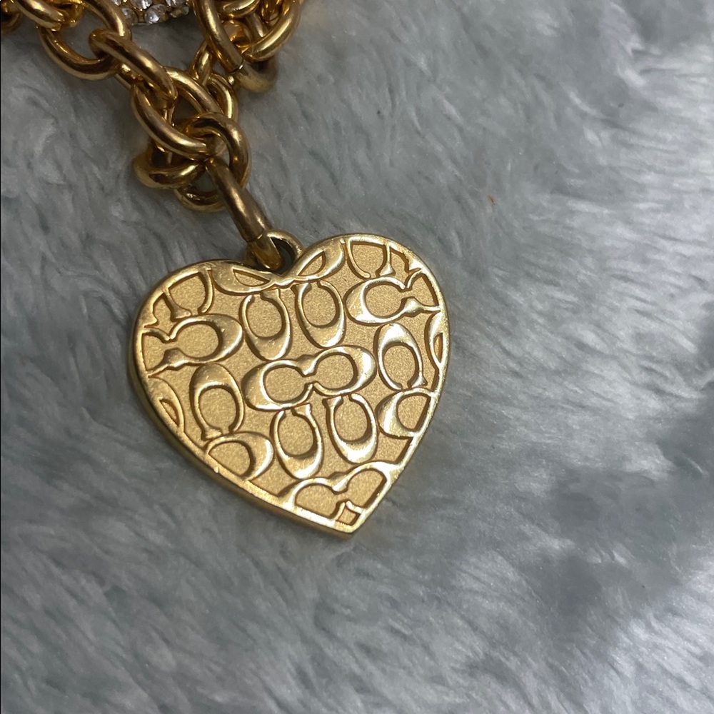 Vintage Coach ‘Peace & Love’ Charm Bracelet - Picture 10 of 13